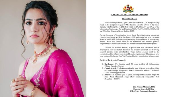 ನಟಿ ರುಕ್ಮಿಣಿ ವಸಂತ್ ಬಿಕಿನಿ ಕೇಸ್‌; ಇವರೇ ನೋಡಿ ನಕಲಿ ವಿಡಿಯೋ ಹರಿಬಿಟ್ಟ ಕಿರಾತಕರು