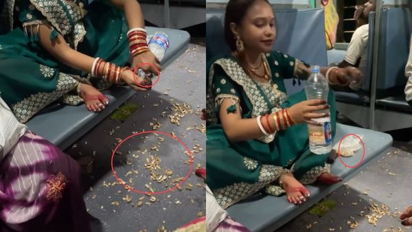 Video: ರೈಲನ್ನೇ ಕಸದ ಬುಟ್ಟಿಯನ್ನಾಗಿಸಿದ ಮಹಿಳೆ! ವೈರಲ್ ವಿಡಿಯೋ ನೋಡಿ ನೆಟ್ಟಿಗರ ಆಕ್ರೋಶ