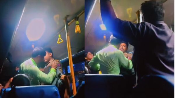 Video Viral: ಬಸ್‌ನಲ್ಲಿ ಮಹಿಳೆಗೆ ಕಿರುಕುಳ ಆರೋಪ, ವ್ಯಕ್ತಿಗೆ ಚಪ್ಪಲಿ ಏಟು! ಹೆಣ್ಣುಮಕ್ಕಳಿಗೆ ಬಸ್ ಸುರಕ್ಷಿತವೇ?