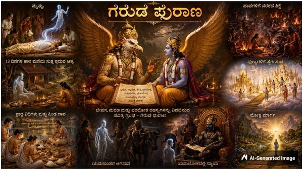 Garuda Purana: ಮನುಷ್ಯ ಸತ್ತೋದ ಕೂಡ್ಲೇ ಸ್ವರ್ಗಕ್ಕೋ, ನರಕಕ್ಕೋ ಹೋಗಲ್ಲ, ಮೇನಕೆ, ಊರ್ವಶಿ ಸಿಗೋಲ್ಲ