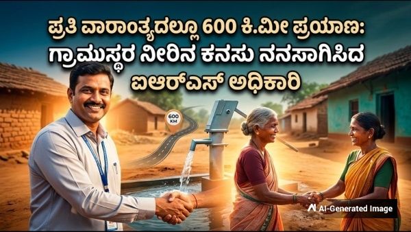ಮುಂಬೈ-ತೆಲಂಗಾಣ, ವೀಕೆಂಡಲ್ಲಿ ಹೋಗಿ ಗ್ರಾಮದ ಬರ ಸಮಸ್ಯೆಗೆ ಪರಿಹಾರ ಕೊಟ್ಟ ಐಆರ್‌ಎಸ್ ಅಧಿಕಾರಿ