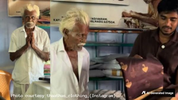 84ರ ಅಜ್ಜನ ಕೈಮಗ್ಗದ ಕಲೆಗೆ ಮೊಮ್ಮಗನ ಸಾಥ್: ಸೇಲಂನ ಸೀರೆಗೆ ವಿದೇಶದಲ್ಲಿ ಬೇಡಿಕೆ, ನೇಕಾರನ ಬಾಳಲ್ಲಿ ಹೊಸ ಭರವಸೆ