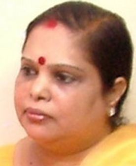 ജസ്റ്റിസ്‌ കെ. ഹേമയുടെ കോലം കത്തിച്ചു.