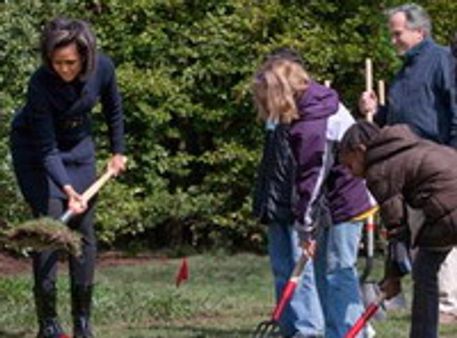 വൈറ്റ്‌ ഹൗസില്‍ അടുക്കളത്തോട്ടം