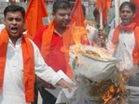 കര്‍ണാടകത്തില്‍ ശ്രീരാംസേന ബന്ദാചരിക്കുന്നു