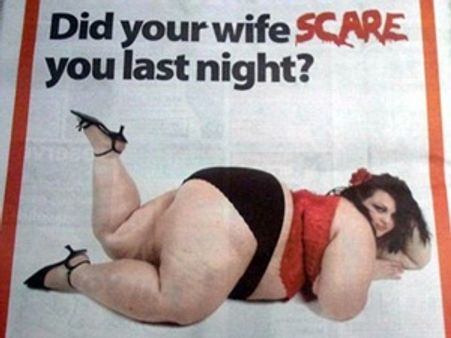 ഭാര്യ ഇന്നലെ രാത്രി നിങ്ങളെ പേടിപ്പിച്ചോ?