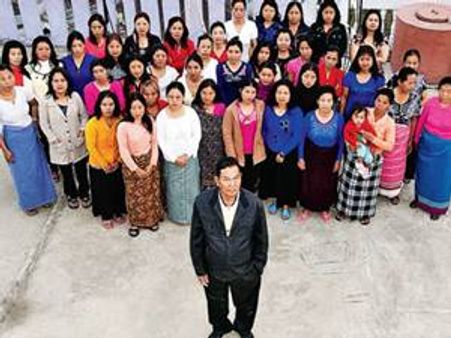 അവിശ്വസനീയ വാര്‍ത്തകളില്‍ 39ഭാര്യമാരുള്ള സയോണ