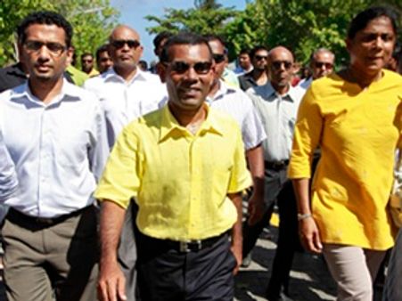 മാലിയില്‍ നഷീദിന്റെ റാലി