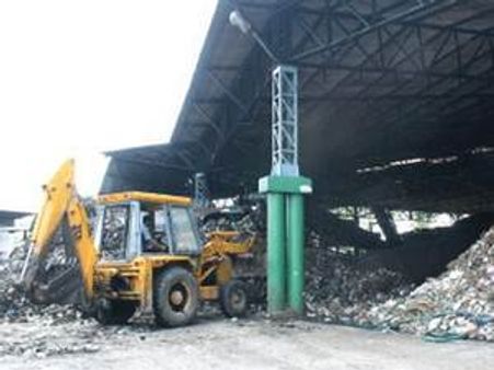 ഇരുളിന്‍ മറവില്‍ വിളപ്പില്‍ശാലയില്‍ പ്ലാന്റ് എത്തി