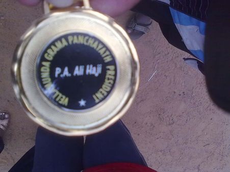 കായികമേളയുടെ മെഡലില്‍ ലീഗ് നേതാവിന്റെ പേര്