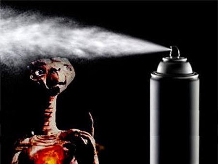 അന്യഗൃഹജീവികള്‍ ഹെയര്‍സ്‍പ്രേ ഉപയോഗിക്കുമോ?