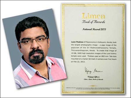 ലീന്‍ തോബിയാസിന് വീണ്ടും ലിംകാ ബുക്ഓഫ് റെക്കോര്‍ഡ്