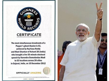 മോഡിയുടെ പ്രസംഗം ഗിന്നസ് ബുക്കില്‍