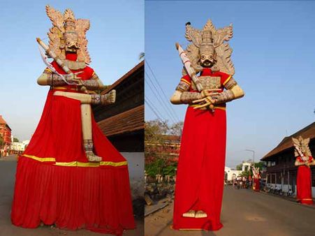 പാണ്ഡവപ്രതിമകള്‍ ഉയര്‍ന്നു, പത്മനാഭന് ഇത് പൈങ്കുനി