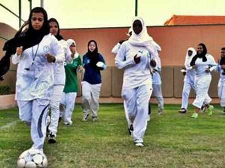 സൗദി പെണ്‍കുട്ടികള്‍ക്കും ഇനി കളിയ്ക്കാം