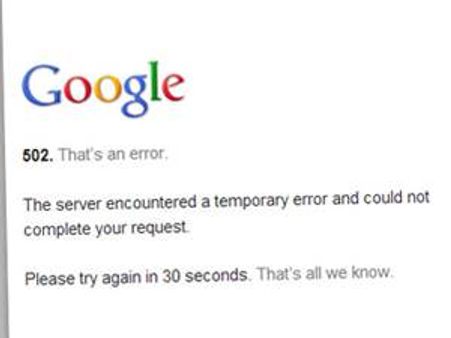 ജിമെയില്‍ തകര്‍ച്ചയിലേക്കോ?