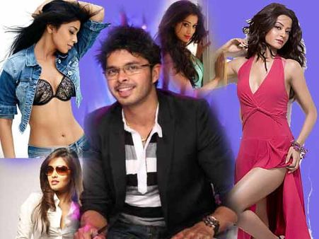 ശ്രീശാന്തിന്റെ 'കൂട്ടുകാരി'കള്‍ പലകാലങ്ങളില്‍