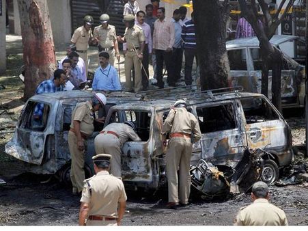 ബാംഗ്ലൂര്‍ ബിജെപി ഓഫിസ് സ്‌ഫോടനം,3 പേര്‍ പിടിയില്‍