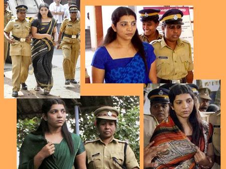 സരിത എസ് നായരുടെ സാരികള്‍