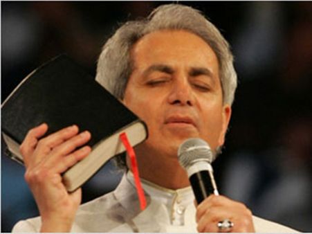 ബെന്നി ഹിന്നിന്റെ സന്ദര്‍ശനത്തിനെതിരേ സംഘികള്‍