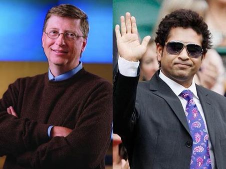 ലോക ആരാധ്യന്‍ ബില്‍ ഗേറ്റ്‌സ്, സച്ചിന്‍ അഞ്ചാമത്