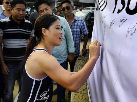 പീഡനശ്രമം; ഡ്രൈവറെ മേരികോം ഇടിച്ചൊതുക്കി