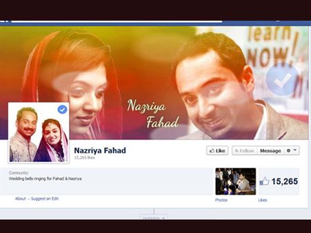 'ഫഹദ് വിത്ത് നസ്രിയ' എഫ്ബി പേജ് ഹിറ്റാകുന്നു