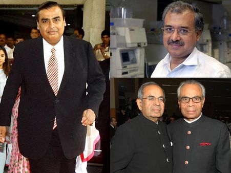 ഫോര്‍ബ്‌സിന്റെ അഞ്ച് ഇന്ത്യന്‍ കുബേരന്മാര്‍