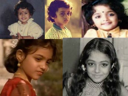 ശോഭന മുതല്‍ നിത്യ വരെ, കുട്ടിക്കാല ചിത്രങ്ങള്‍