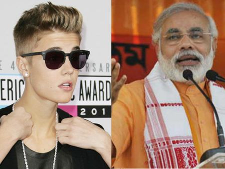 ബീബറേക്കാള്‍ മോശക്കാരനാണോ നരേന്ദ്ര മോദി?