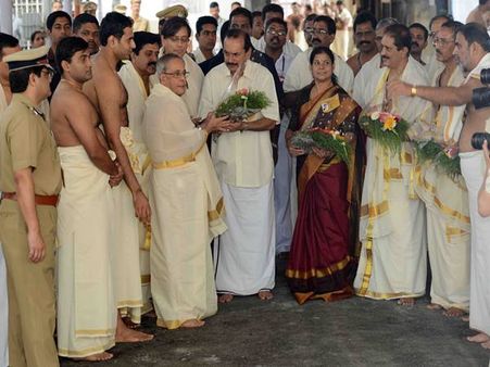 ശ്രീപത്മനാഭനെ സന്ദര്‍ശിച്ച് രാഷ്ടപതി മടങ്ങി