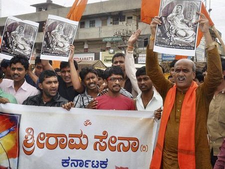 ബിജെപി സര്‍ക്കാര്‍ ശ്രീരാമസേനയെ നിരോധിച്ചു!