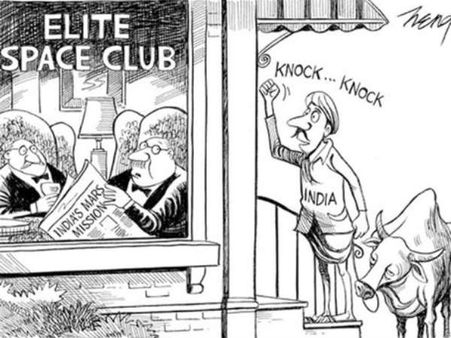 മംഗള്‍യാന്‍: ഇന്ത്യയെ അപമാനിച്ച് അമേരിക്കന്‍ പത്രത്തില്‍ കാര്‍ട്ടൂണ്‍