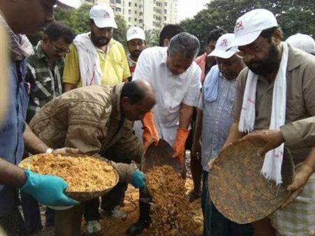 മാലിന്യം കോരാന്‍ പിണറായി ഇറങ്ങിയപ്പോള്‍... ശിവകുമാറും, രാജേട്ടനും