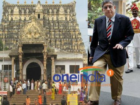 സങ്കടം പറയാന്‍ എന്‍.ശ്രീനിവാസന്‍ പത്മനാഭസ്വാമി ക്ഷേത്രത്തിലും എത്തി