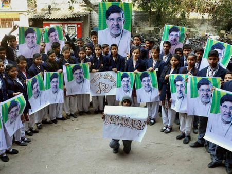 കൈലാഷ് സത്യാര്‍ഥിയെ അറിയാത്ത ബിജെപി മന്ത്രിമാര്‍ !!!