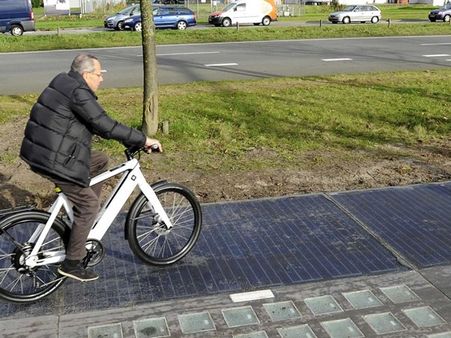 റോഡില്‍ നിന്നും വൈദ്യുതി,സോളാറോഡ് തുറന്നുകൊടുത്തു