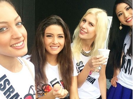 ഇസ്രായേല്‍ സുന്ദരിക്കൊപ്പം സെല്‍ഫി; ലെബനോണ്‍ സുന്ദരി വിവാദത്തില്‍