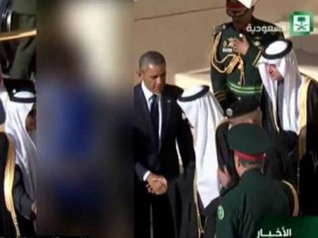 മിഷേല്‍ തട്ടമിട്ടില്ല... സൗദി ടിവി 'ബ്ലര്‍' ആക്കിയോ?