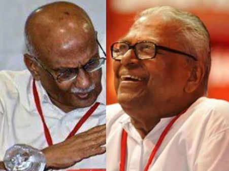 യെച്ചൂരിയ്ക്ക് ആശംസ അര്‍പ്പിച്ച വിഎസിന് വിമര്‍ശനം