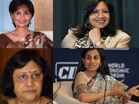 ലോകത്തെ കരുത്തരായ നൂറ് സ്ത്രീകളുടെ പട്ടികയില്‍ 4 ഇന്ത്യാക്കാരികള്‍