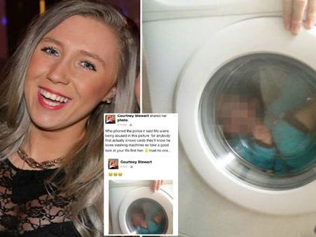 ബുദ്ധിമാന്ദ്യം സംഭവിച്ച കുട്ടിയെ വാഷിങ് മെഷീനില്‍ അടച്ച ചിത്രവുമായി അമ്മ ഫേസ്ബുക്കില്‍