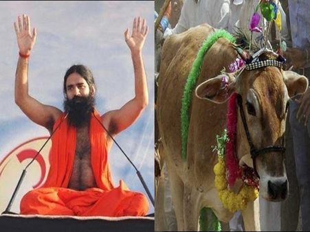 പശുവിനെ ദേശീയ മൃഗമാക്കണമെന്ന് ബാബാ രാംദേവ്