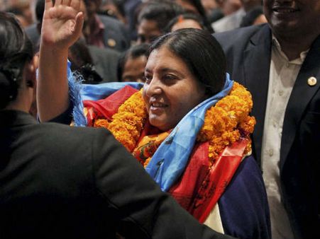 നേപ്പാളിന് ഇനി കമ്യൂണിസ്റ്റ് വനിതാ പ്രസിഡന്റ്... ബിധ്യ ദേവി ഭണ്ഡാരി