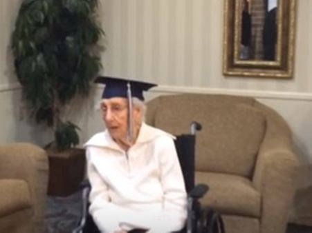 97കാരിക്ക് ഹൈസ്‌കൂള്‍ ഡിപ്ലോമ