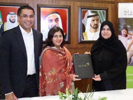 അല്‍ ജലീല ഫൗണ്ടേഷന് കെഫ് കമ്പനി ഒരു കോടി ദിര്‍ഹം സംഭാവന ചെയ്തു.