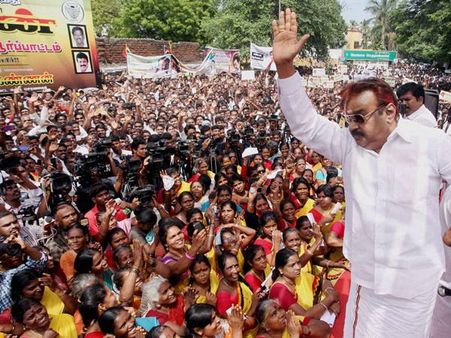 തമിഴ്‌നാടിന്റെ ലാലു? എന്തോ തമിഴ്മക്കള്‍ക്ക് ഇഷ്ടമാണ് വിജയകാന്തിനെ...
