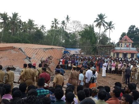 വെടിക്കെട്ട് അപകടത്തില്‍ മരിച്ചെന്ന് കരുതി ആളുമാറി സംസ്‌കാരം നടത്തി, യുവാവ് തിരിച്ചെത്തി