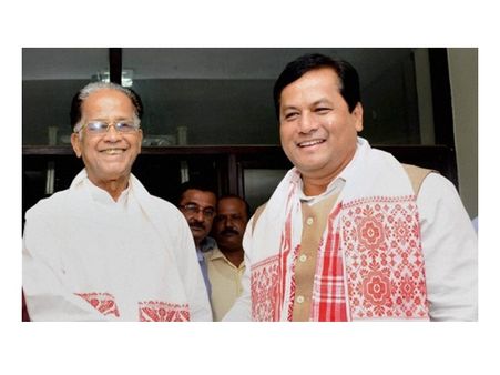 അസമില്‍ സര്‍ബാനന്ദ സോനോവല്‍ മുഖ്യമന്ത്രിയായി അധികാരമേറ്റു