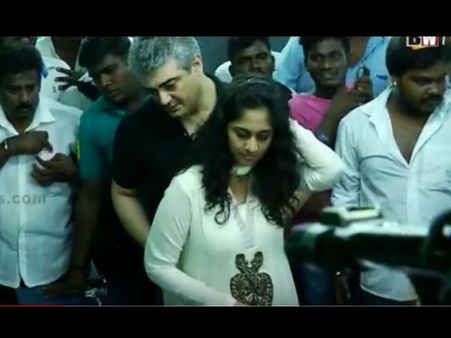 അജിത്തും ശാലിനിയും വോട്ട് ചെയ്യാന്‍ വന്നപ്പോള്‍; വീഡിയോ കാണൂ